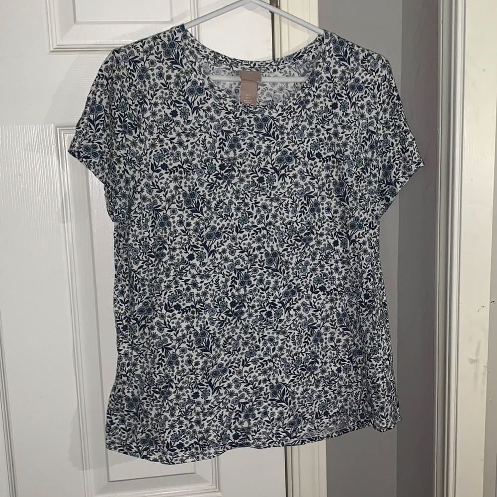 Floral tee